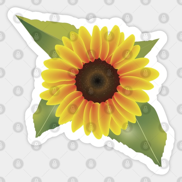 Sunflower Sticker by Deep075
